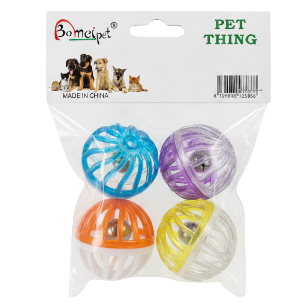 Bomei Pet 4 Ball with Ring Petfast.shop Bomei Cat Supplies Toys petfast.shop Egypt 50.00