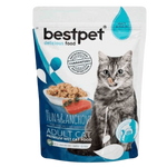 Best Pet Adult Cat Pouch Tuna & Anchovies 85g Petfast.shop