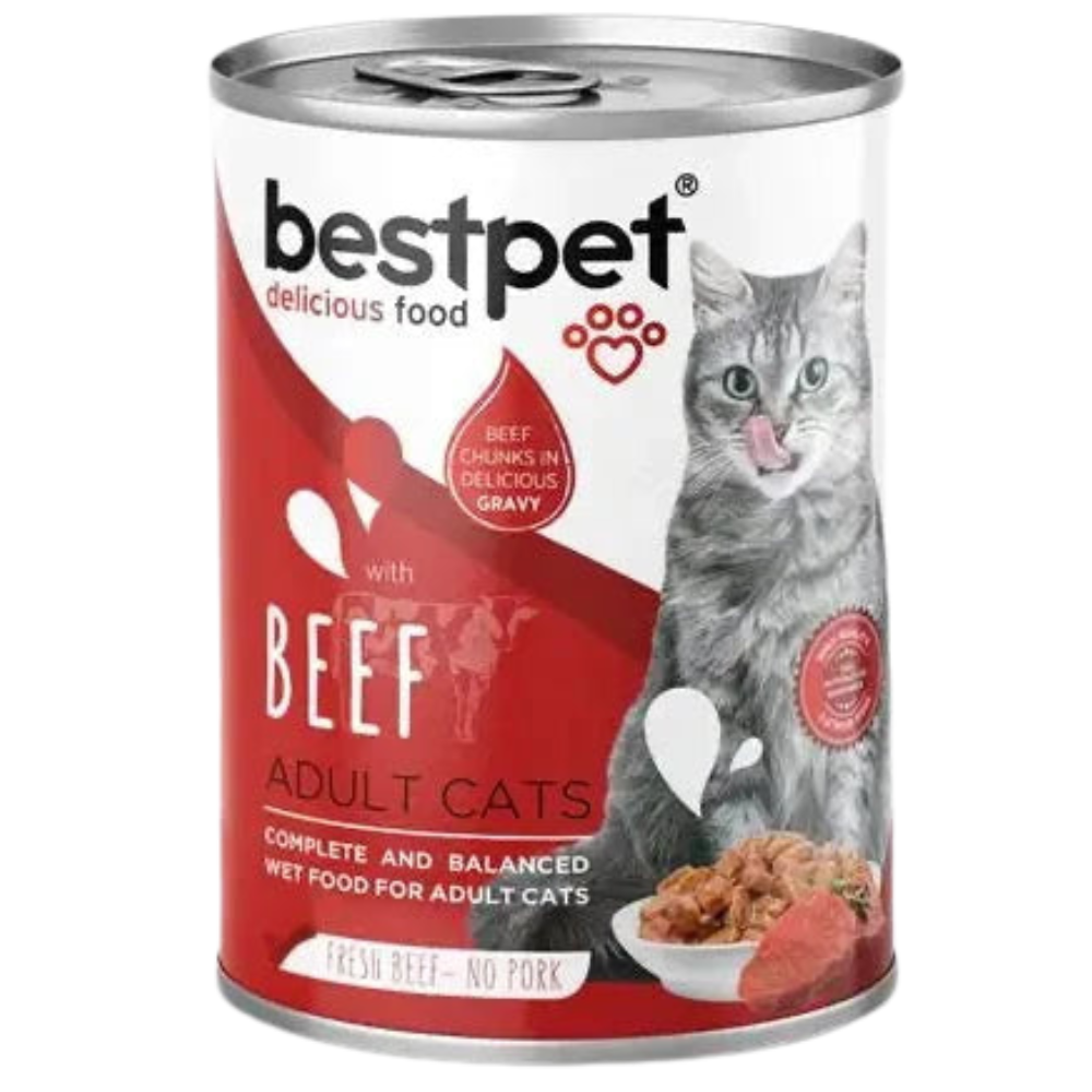 Best Pet Adult Cat With Beef 400g