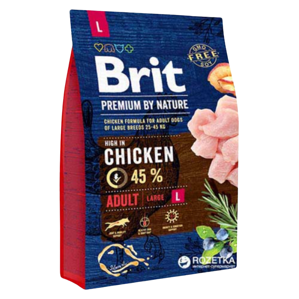 Brit Dry Food For Adult Large ( 25 Kg - 45 Kg ) Dogs Chicken 3 Kg