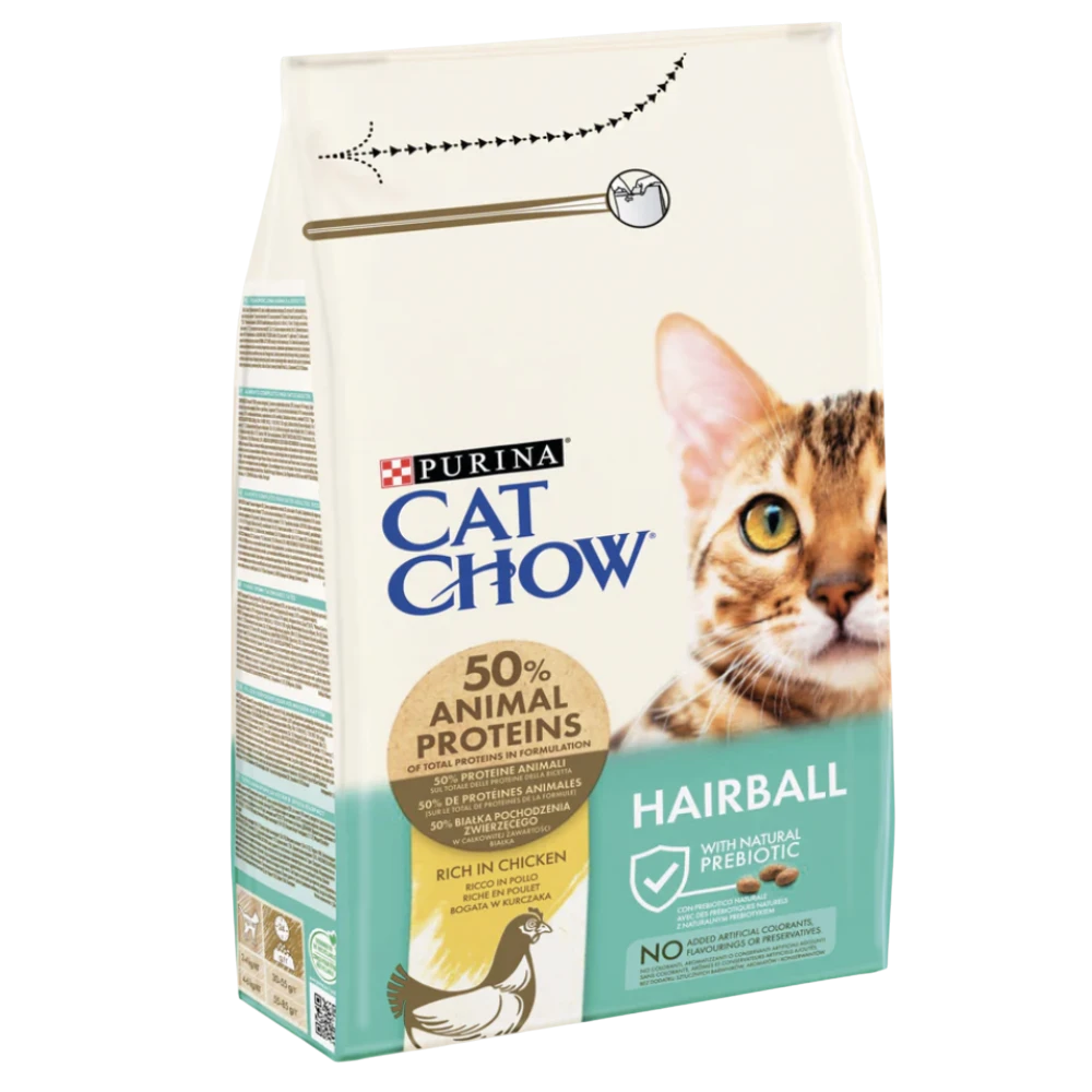 OFFER Cat Chow HairBall Control Rich in Chicken 1.5kg + Slider Anti Hairball 60 G Petfast.shop Cat Chow Bundles Cat Dry Food Exclude Food petfast.shop Egypt 870.00