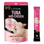 Catsome Creamy Cat Stick Tuna with Chicken 75g (5 sticks/pack)