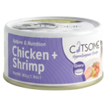 Catsome Grain Free Chicken & Shrimp Cat Canned Food Gravy 80g
