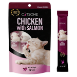 Catsome Creamy Cat Stick Chicken with salmon 75g (5 sticks/pack) Petfast.shop Catsome Cat Exclusive Kitten Liquid Treat Treats petfast.shop Egypt PCA2836S Default Title 150.00