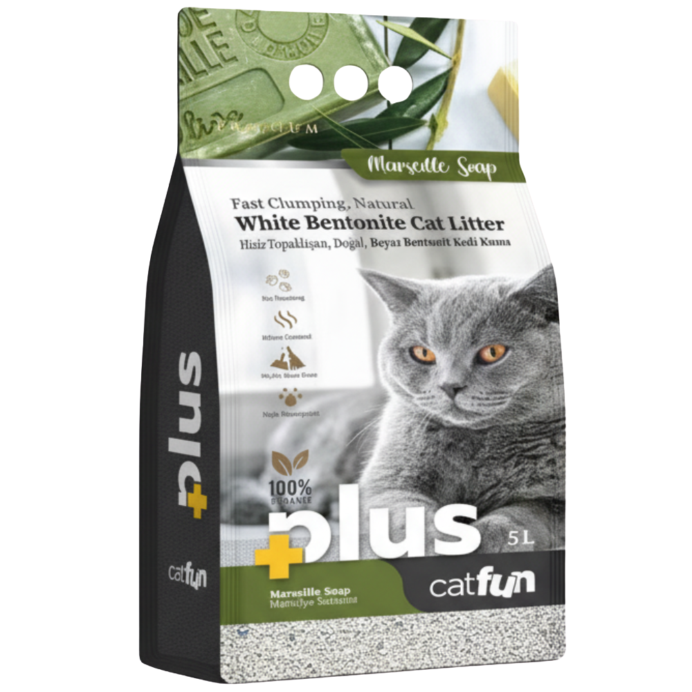 Cat Fun Plus Marseille SoapLitter Petfast.shop Cat Fun plus Box & Accessories & Litter Cat Kitten Litter petfast.shop Egypt PCA1539S-1 5L 140.00