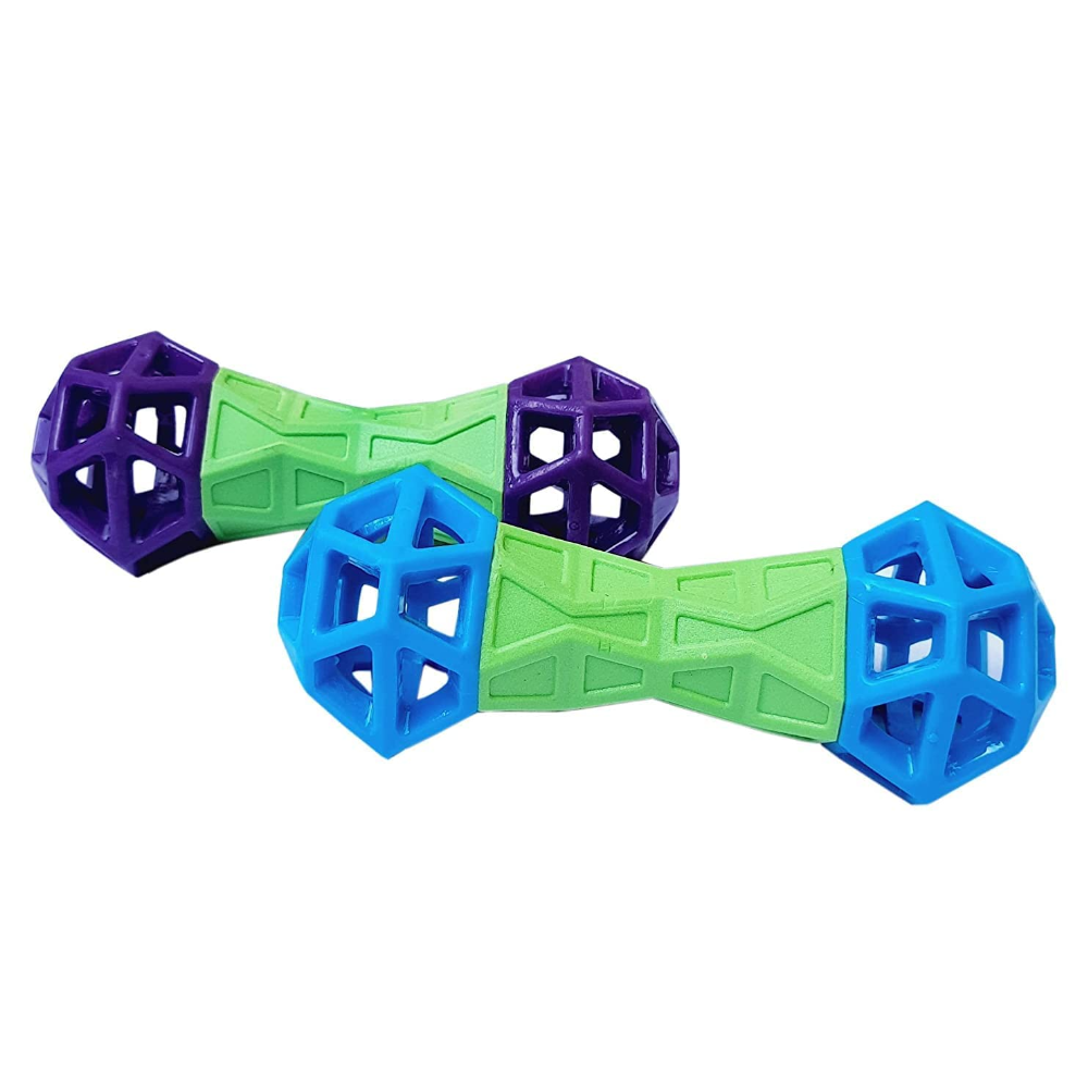 CoolCat Dumbbell Puzzle Dog Toy