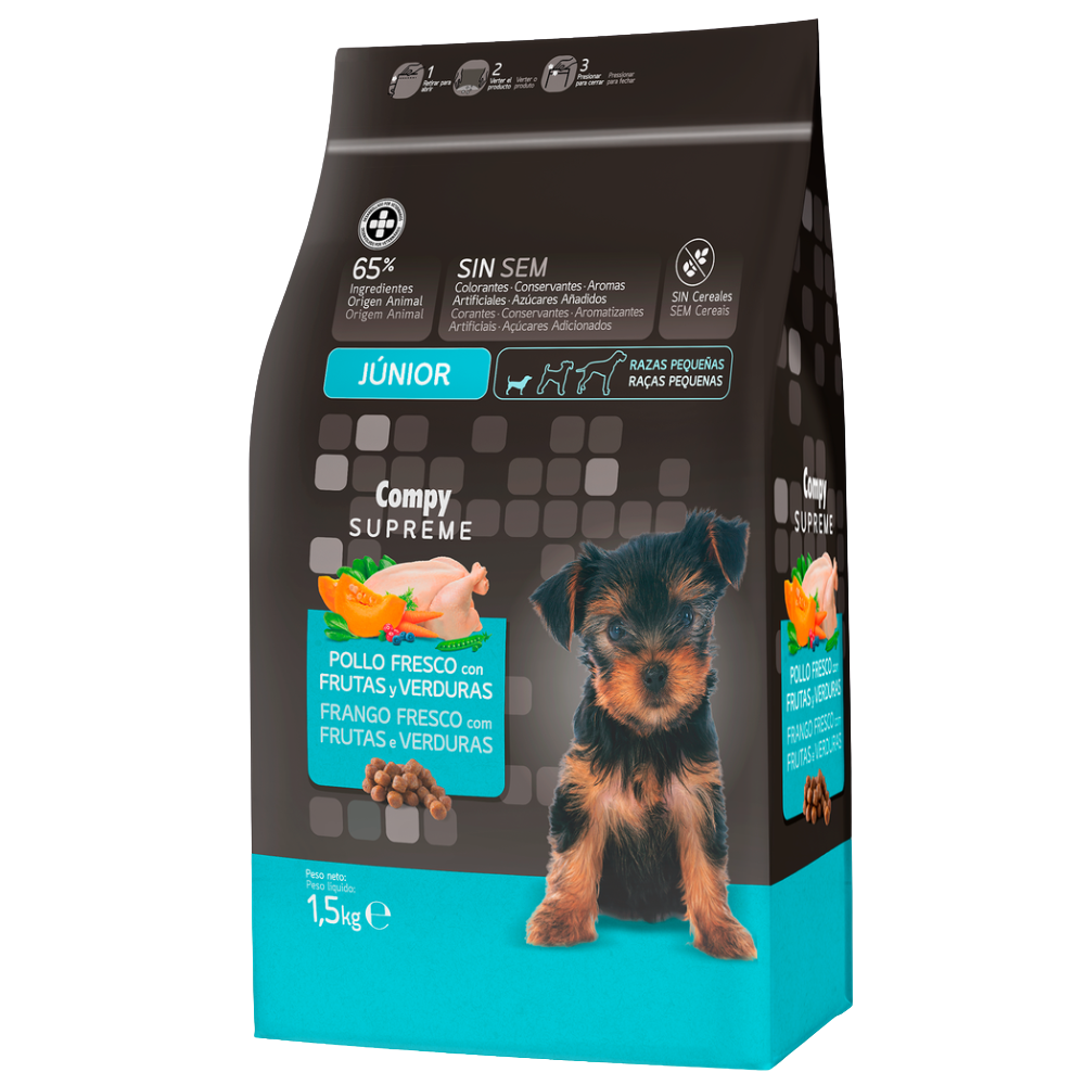 Compy Supreme Junior Dry Food 1.5Kg Petfast.shop Compy Dog Dry Food Food Puppy petfast.shop Egypt PCO2982S Default Title 250.00
