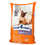 CLUB 4 PAWS Premium Indoor 4 in 1 With Chicken Adult Cats Dry Food 14kg Petfast.shop Club 4 Paws Cat Dry Food Food petfast.shop Egypt PCL2645S Default Title 4450.00