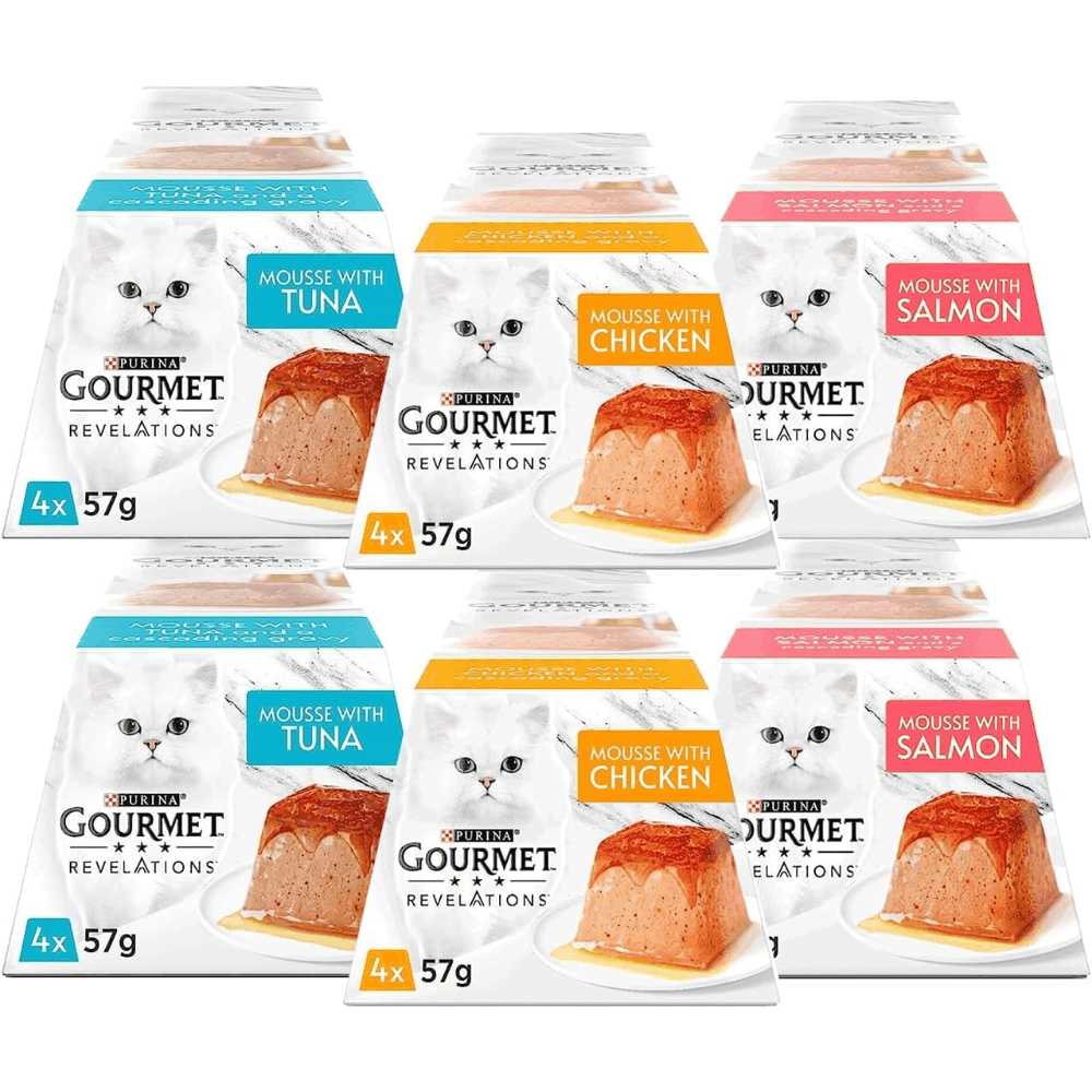 X4 Gourmet Revelations Mousse With Beef Gravy 4Pcs 57 G Petfast.shop Gourmet Cat Exclude Exclusive Food Wet Food petfast.shop EgyptDefault Title 800.00