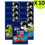 BUY 9 + 1 Felix with Beef Wet Cat Food Pouch 85g Petfast.shop Felix Bundles Cat Exclude Food Wet Food petfast.shop EgyptDefault Title 450.00