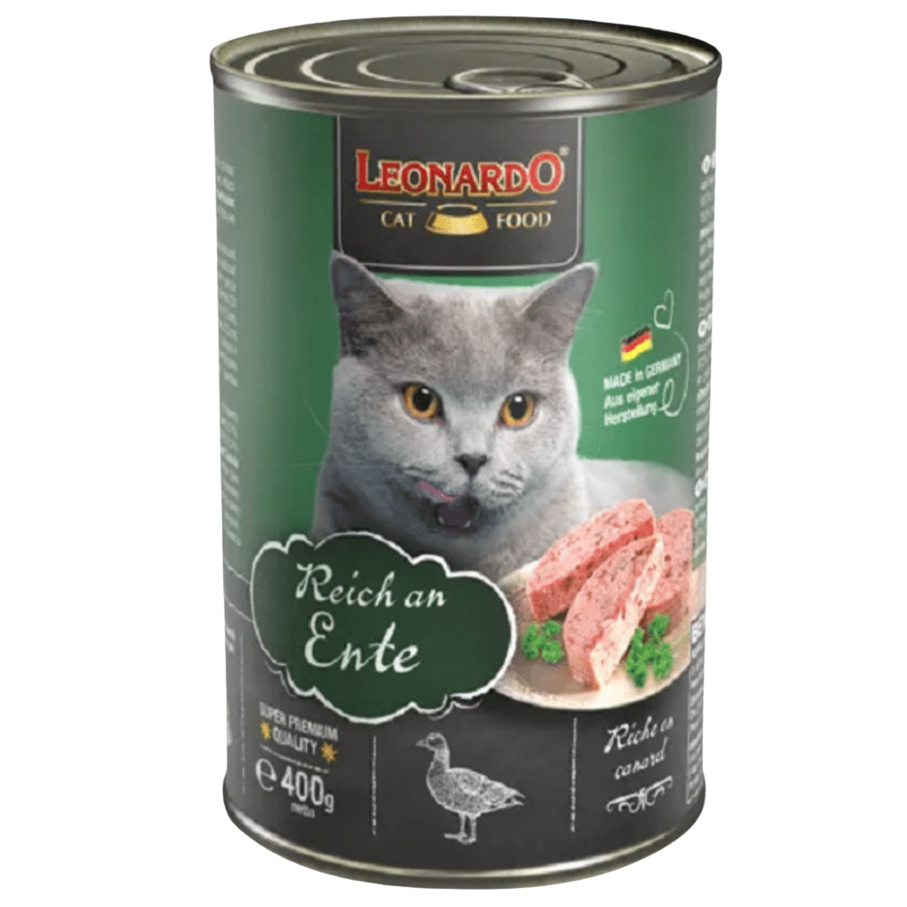 Leonardo Adult Cat Wet Food Rich In Duck 400 g Petfast.shop Leonardo Cat Food Wet Food petfast.shop Egypt PLE0355S Default Title 200.00
