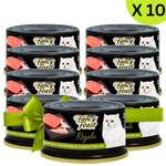 BUY 9 + 1 FANCY FEAST Adult Royale Seafood & Chicken Medley Glazed in Tuna Jus Wet Cat Food 85g