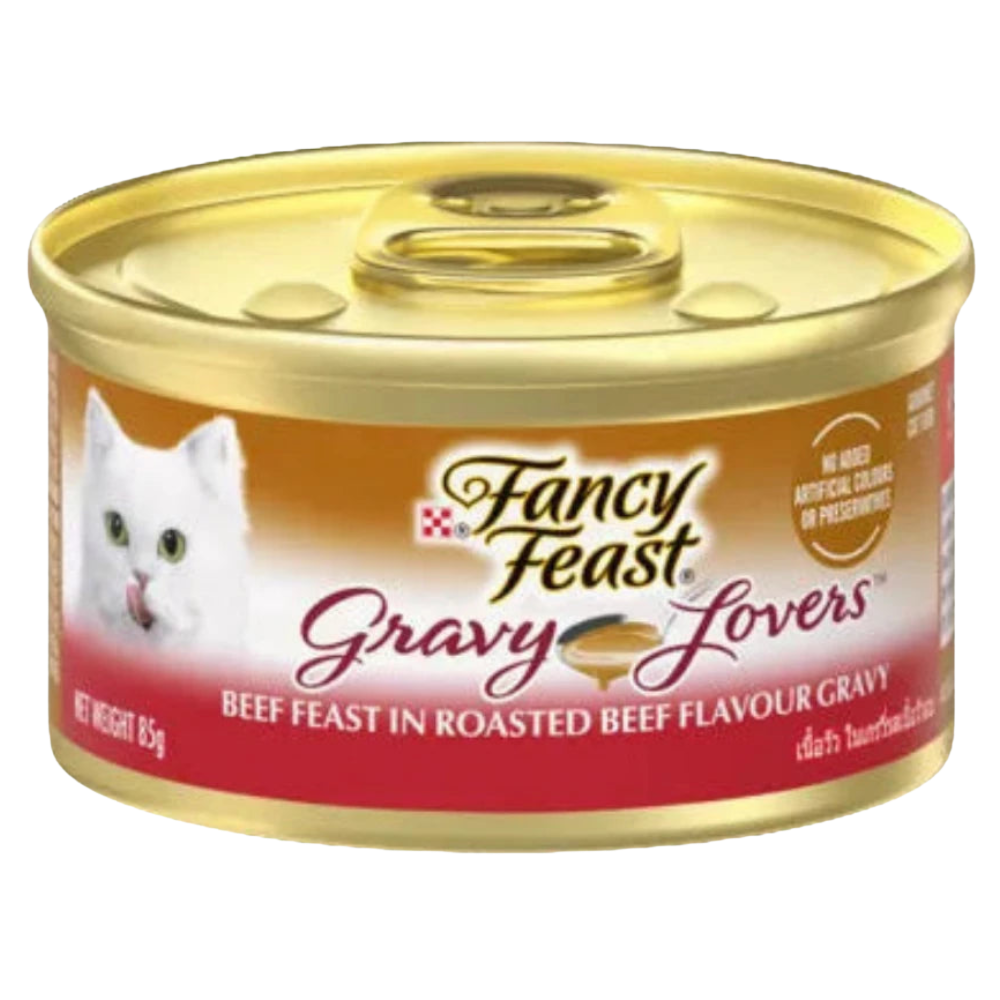 Fancy Feast Gravy Lovers Beef Feast in Roasted Beef Flavour in Gravy Gourmet Cat Food 85g Petfast.shop Fancy Feast Cat Exclusive Fancy Feast Food Wet Food petfast.shop EgyptDefault Title 185.00