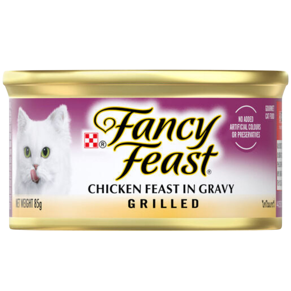 Fancy Feast Grilled Chicken Feast in Gravy Wet Cat Food 85g Petfast.shop Fancy Feast Best Selling Cat Exclusive Fancy Feast Food Wet Food petfast.shop Egypt PFA3597S Default Title 199.00