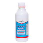Bottle of Forvet Omega Forte on a white background