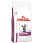 Royal Canin Veterinary Diet Early Renal cat food bag on a white background