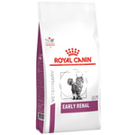 Royal Canin Veterinary Diet Early Renal cat food bag on a white background