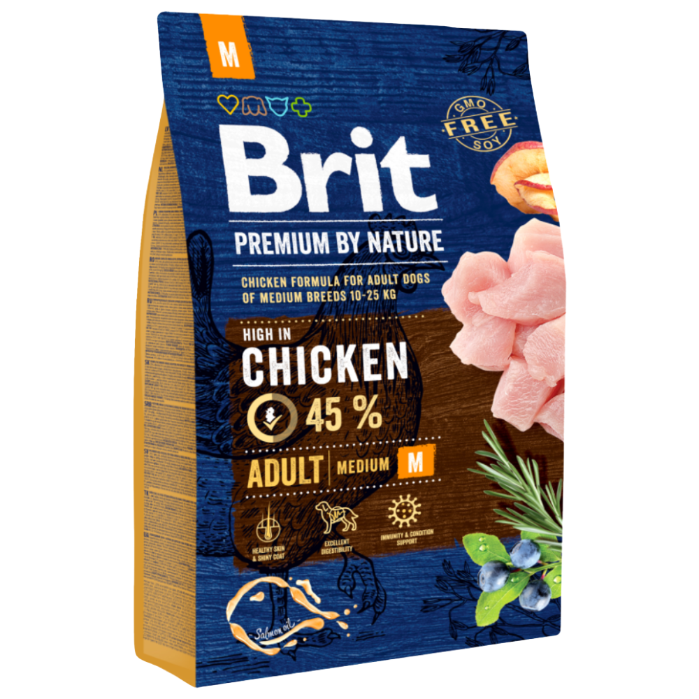 Brit Dry Food For Adult Medium ( 10 Kg - 25 Kg) Dogs Chicken Petfast.shop Brit Dog Dry Food Food petfast.shop Egypt 750.00