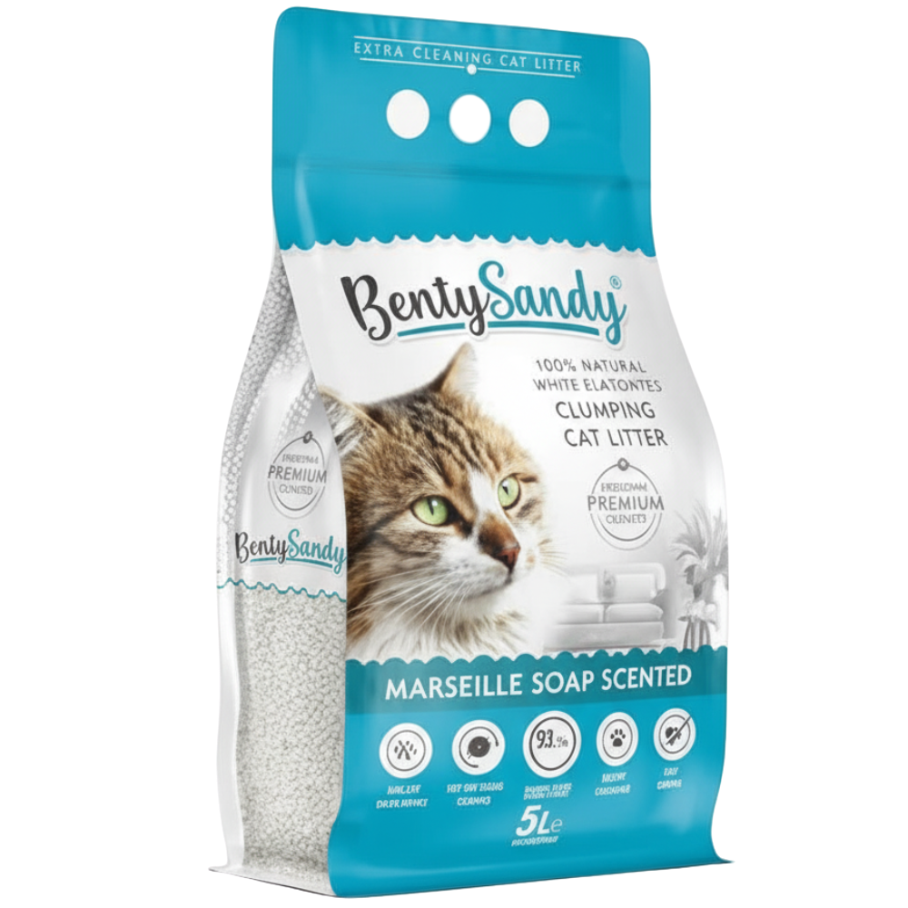 Benty Sandy Cat Litter Marsella SOAP SCENTED Petfast.shop Benty Sandy Box & Accessories & Litter Cat Kitten Litter petfast.shop Egypt PBE2984S-1135.00