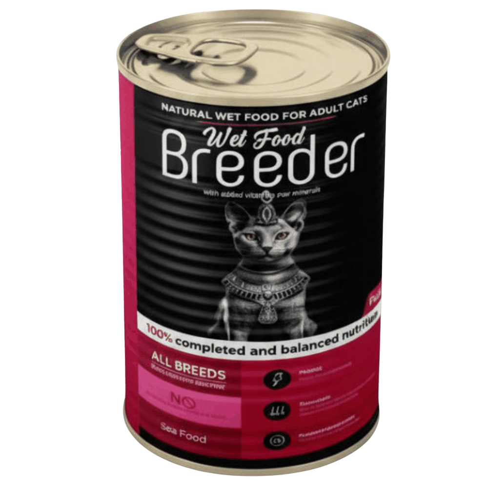 Breeder Pate Canned Food For Adult Cat Seafood 400G Petfast.shop