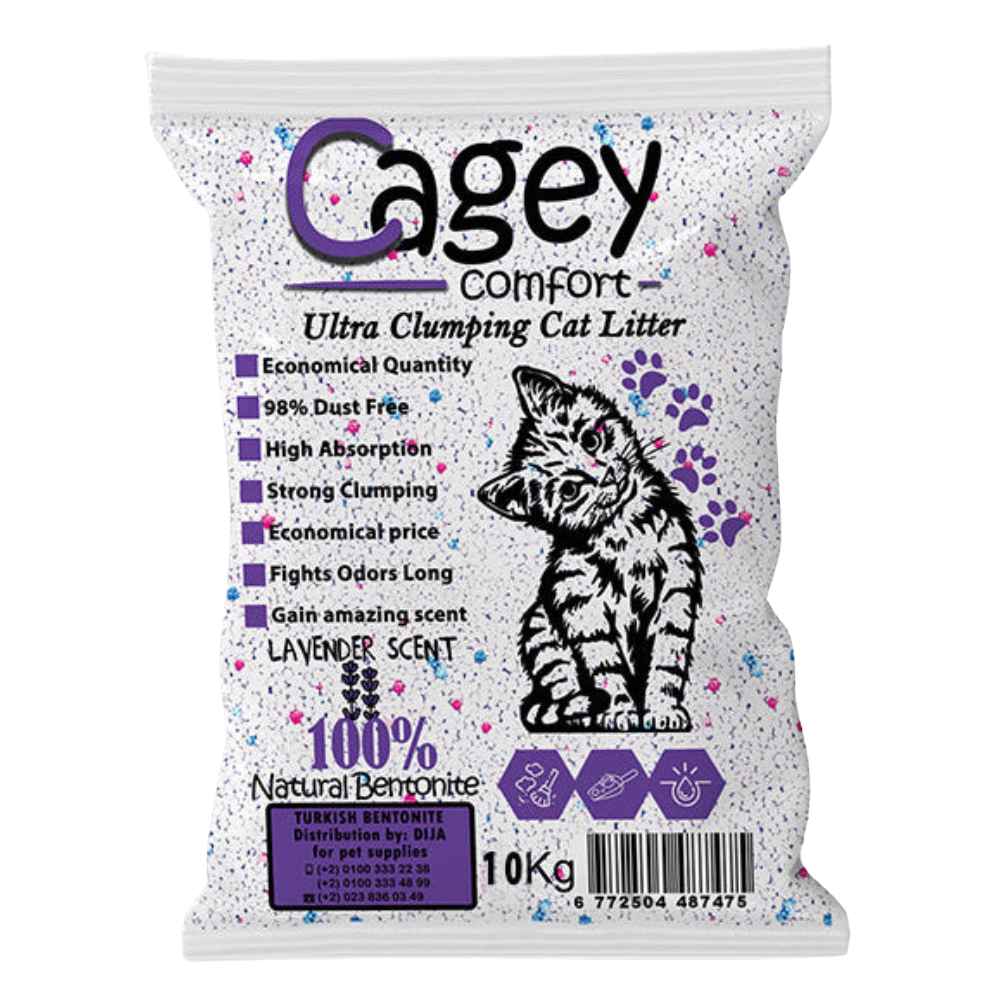CAGEY cat litter lavendar 20 l Petfast.shop Cagey Box & Accessories & Litter Cat Litter petfast.shop Egypt PCA2811S Default Title 400.00