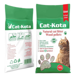 Cat-Kota Natural Wood Pellet Cat Litter, Organic, 15 kg