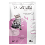 EcoFarm Baby Cat food package with a cat on the label