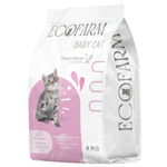 EcoFarm Baby Cat food package with a cat illustration on a white background
