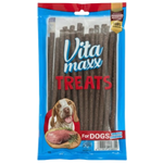Vitamaxx Treats for dogs packaging with blue and red design.