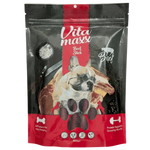 Vita Maxx Beef Stick packaging with a dog illustration on a white background