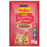 Buy 5+1 Free Friskies Kitten Chicken Chunks in Gravy Wet Cat Food Pouch 85g