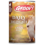 Groovy Wet Food For Cats Daily delight chicken & liver 400g