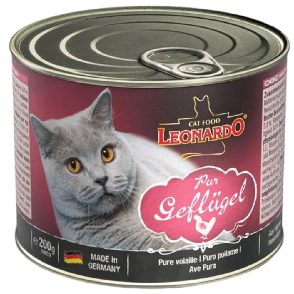 BUY 9 +1 FREE LEONARDO Rich In Pure Poultry Wet Food 200 G