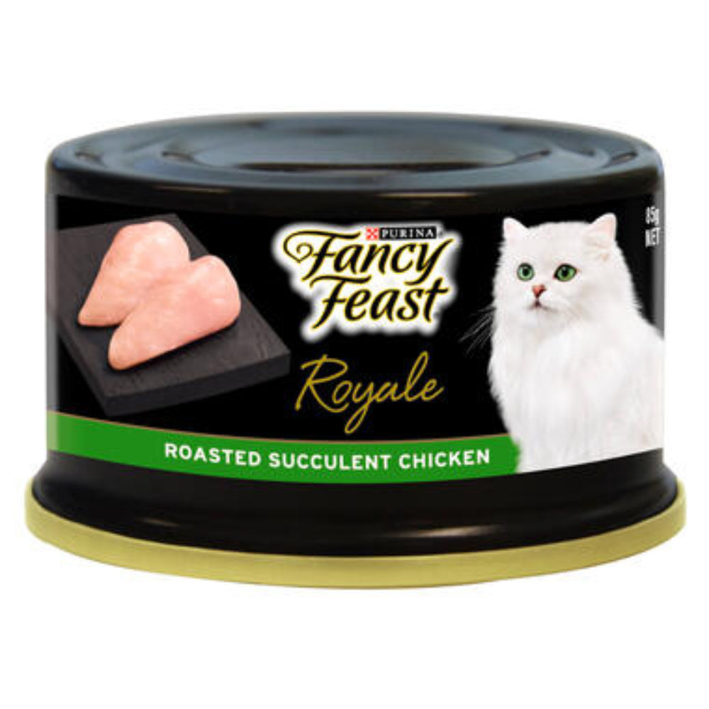 BUY 9 + 1 FERR FANCY FEAST Adult Royale Succulent Chicken Wet Cat Food 85g