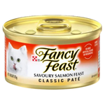 Fancy Feast Classic Pate Savoury Salmon Feast Gourmet Cat Food 85g