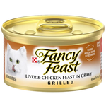 BUY 9 + 1 FERR Fancy Feast Liver & Chicken In Gravy Grilled 85g