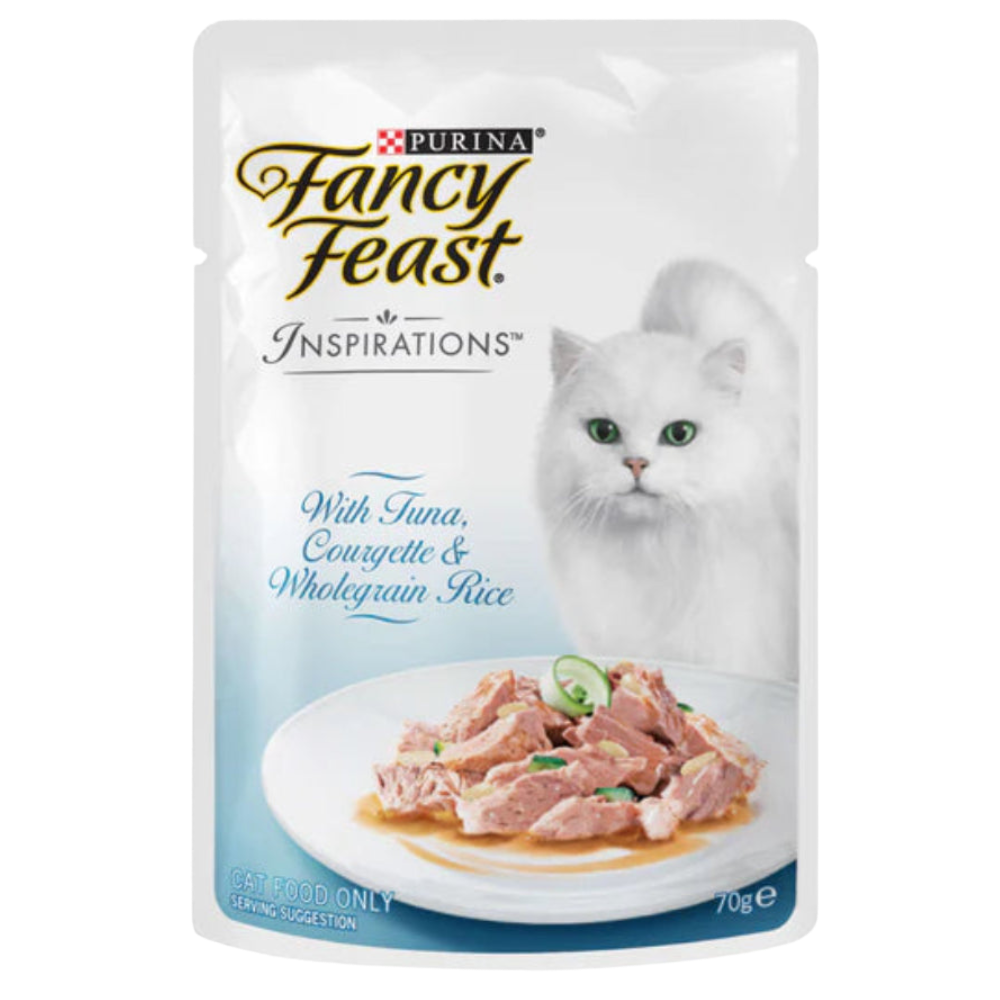 Fancy Feast Inspirations Tuna, Courgette & Wholegrain Rice Wet Cat Food 70g Petfast.shop Fancy Feast Best Selling Cat Exclusive Fancy Feast Food Wet Food petfast.shop EgyptDefault Title 200.00