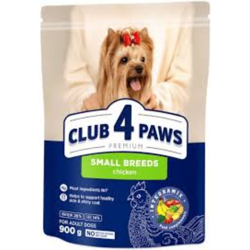 Club 4 Paws Dry Food for small adult Dogs with Chicken