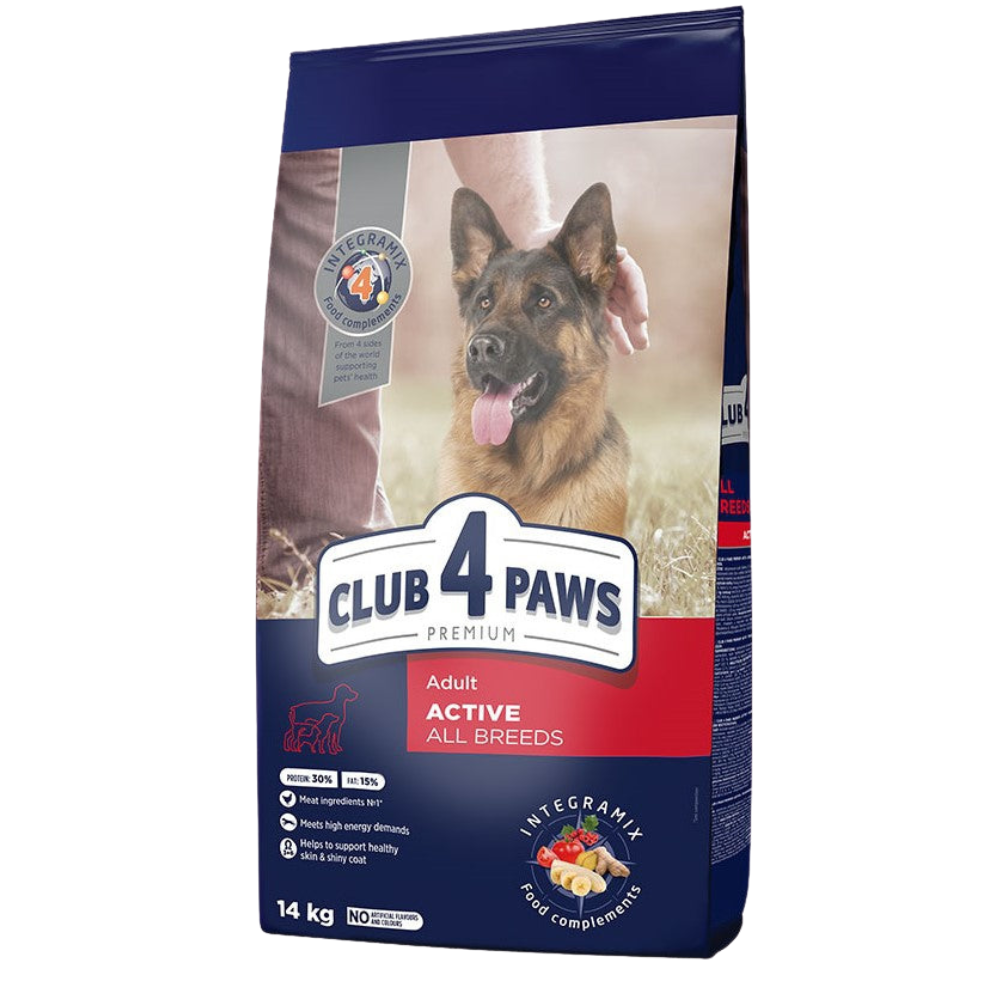 Club 4 Paws Dry Food for adult Active Dog Petfast.shop Club 4 Paws Dog Dry Food Food petfast.shop Egypt PCL0132S-1 20 Kg 4950.00