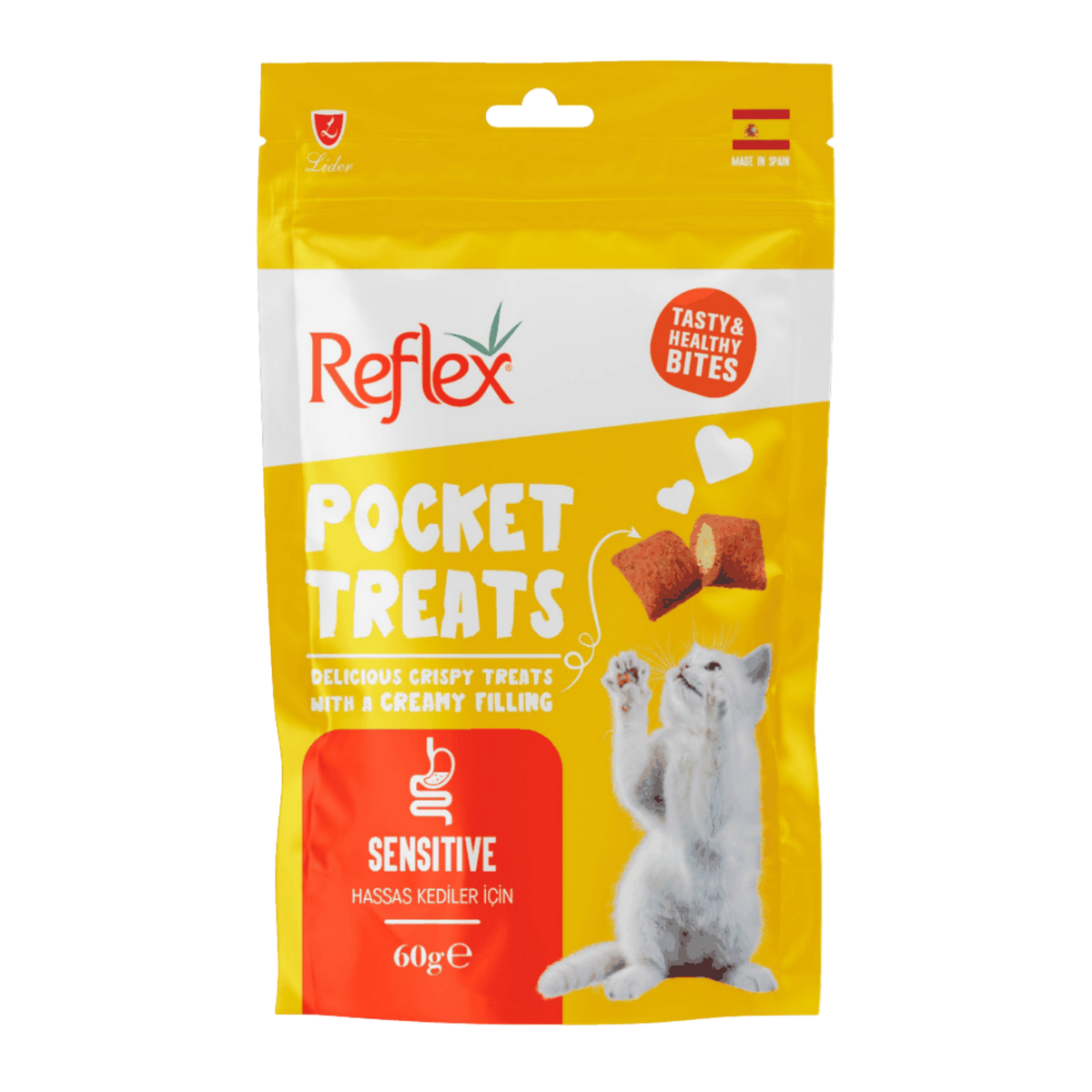 Reflex Cat Pocket Treats Sensitive 60g