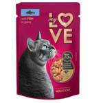 My Love Wet Food For Adult Cat With Fish In Gravy 85g
