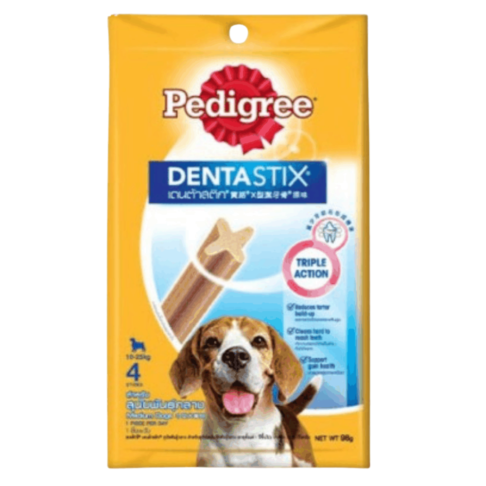 Pedigree Treat For Dog Chicken Flavour 10-25Kg DentaStix 4 Sticks 98G Petfast.shop Pedigree Dental Treat Dog Exclusive Food Treats petfast.shop Egypt PPE4749S Default Title 325.00