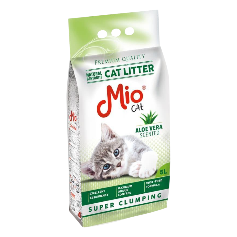 Mio Cat Super Clumping Cat Litter Aloe Vera 5L Petfast.shop Mio Cat Box & Accessories & Litter Cat Kitten Litter petfast.shop Egypt 175.00