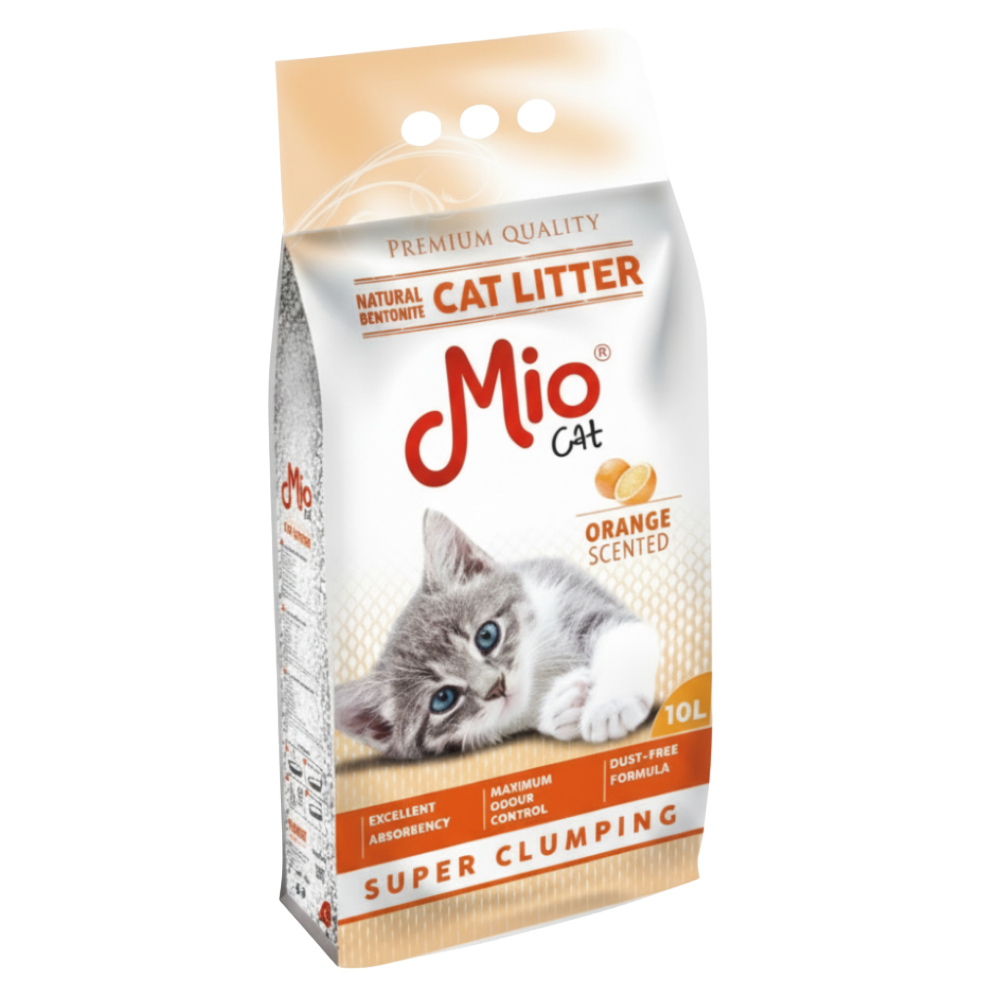 Mio Cat Super Clumping Cat Litter Orange