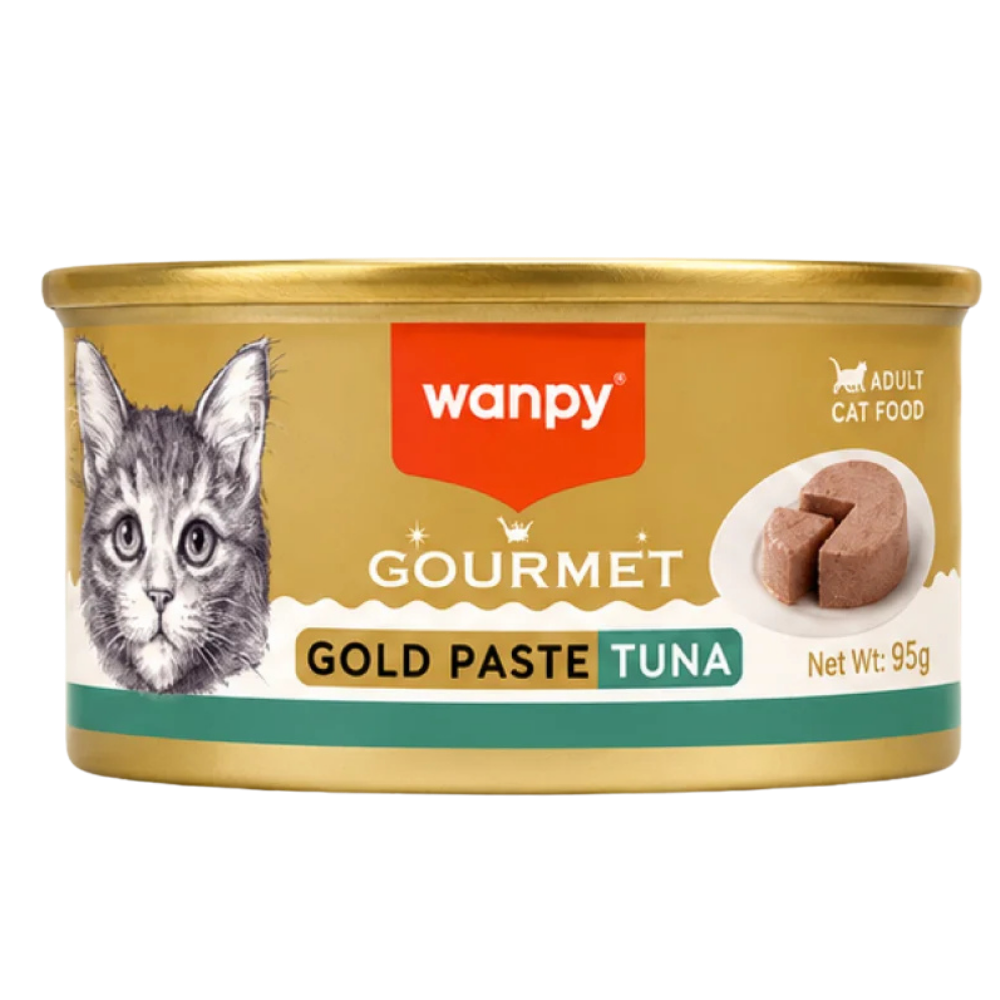 Wanpy Gourmet Gold Wet Food For Adult Cat Paste Tuna 85 g Petfast.shop Wanpy Cat Food Wet Food petfast.shop EgyptDefault Title 140.00
