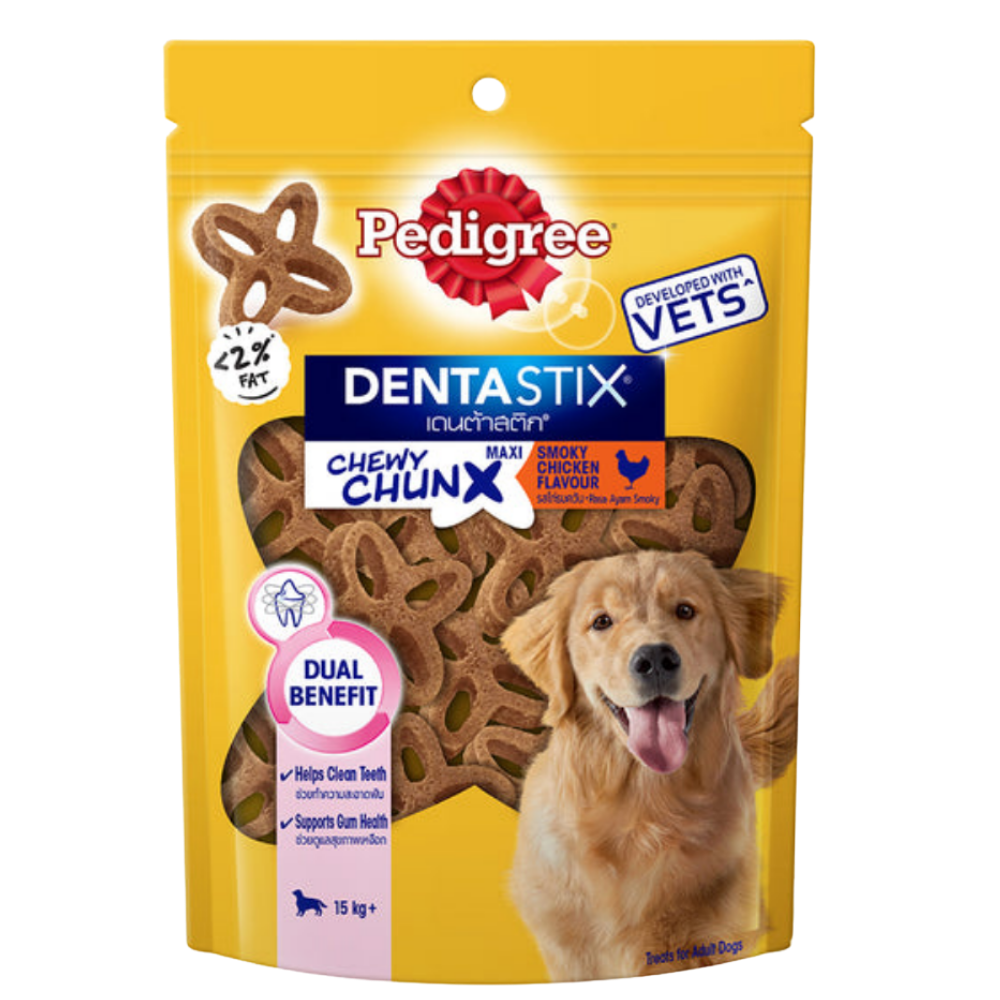 Pedigree Treat For Dogs 15Kg+ DentaStix Smoky Chicken Flavour 68 G Petfast.shop Pedigree Chewy Treat Dental Treat Dog Exclusive Food Treats petfast.shop Egypt PPE4744S Default Title 240.00