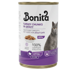 Bonita Wet Food Turkey Chunks In Gravy 400 G Petfast.shop Bonita Cat Food Wet Food petfast.shop Egypt PBO5964S Default Title 100.00