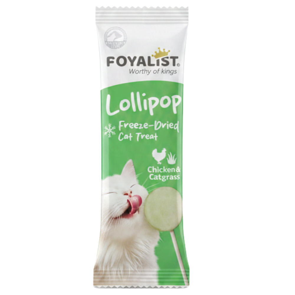 Royalist Lollipop Freeze - Dried Cat Treat Chicken & Catgrass 1.4 G Petfast.shop Royakist Cat Chewy Treat Treats petfast.shop EgyptDefault Title 90.00