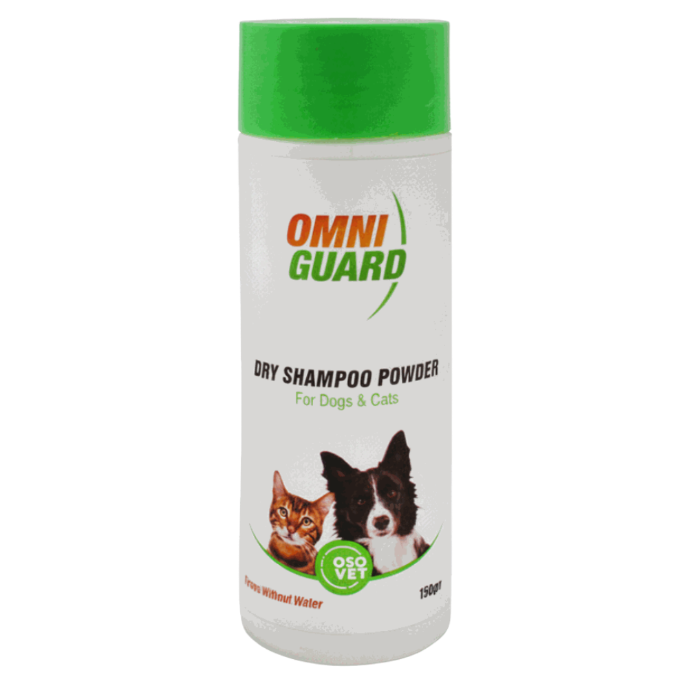 Omni Guard Dry Shampoo Powder For Pets 150 Ml Petfast.shop Omni Guard Cat Dog Grooming Wipes & Waterless Grooming petfast.shop Egypt POM5034S Default Title 95.00