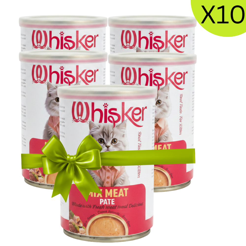 BUY 9 + 1 FREE Whisker Wet Food For Kitten Mix Meat Pate 400 g Petfast.shop Whisker Cat Food Wet Food petfast.shop EgyptDefault Title 450.00